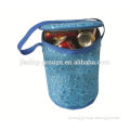 freezable wine cooler plastic bag with custom logo,OEM orders are welcome